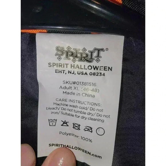 Pumpkin Suit Adult XL - Picture 3 of 7